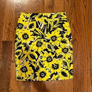 J crew lined pencil shirt. Size 4. Like new